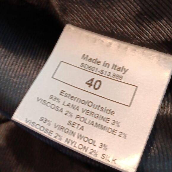 6267  Black Wool Jacket Made in Italy. - Picture 13 of 15